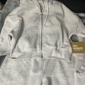 Women's Gray Track Pants & Joggers